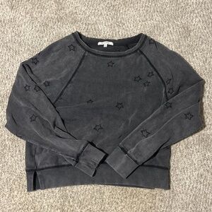 black/grey star sweater